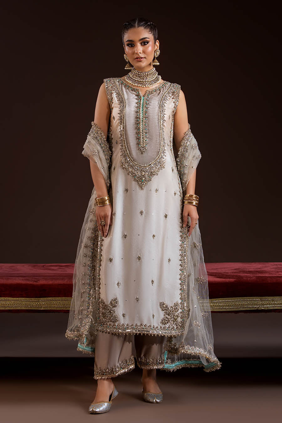 P-277 — Light Beig / Long Shirt / X-Large