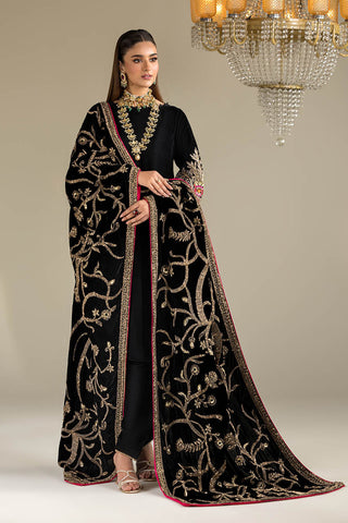 P-289 — Velvet — Black / Shawl Only / X-Large