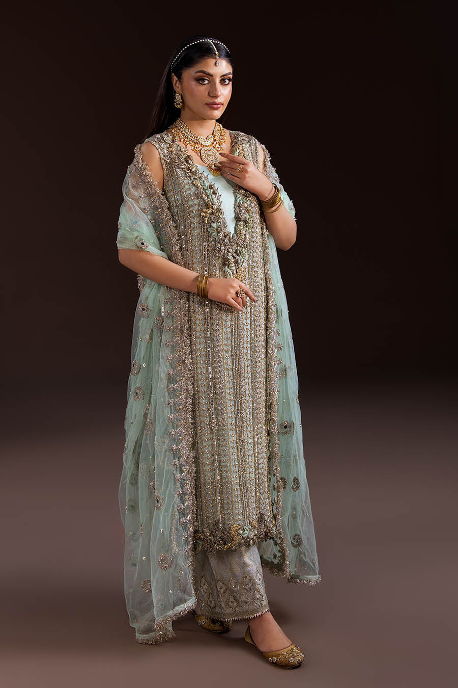 P-288 — Turquoise / with Sharara / X-Large
