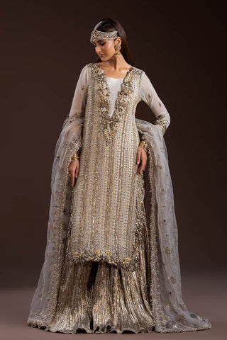 P-288 — White / with Sharara / X-Large